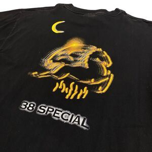 Vintage 38 Special Tee Shirt Concert Tour Band Music Rock N Roll 90s 80s Gun L